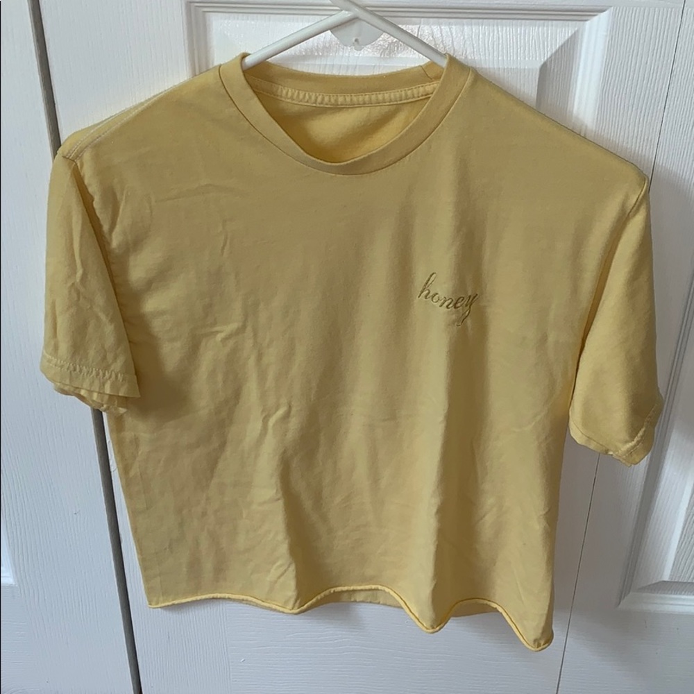 Brandy Melville Yellow “Honey” top